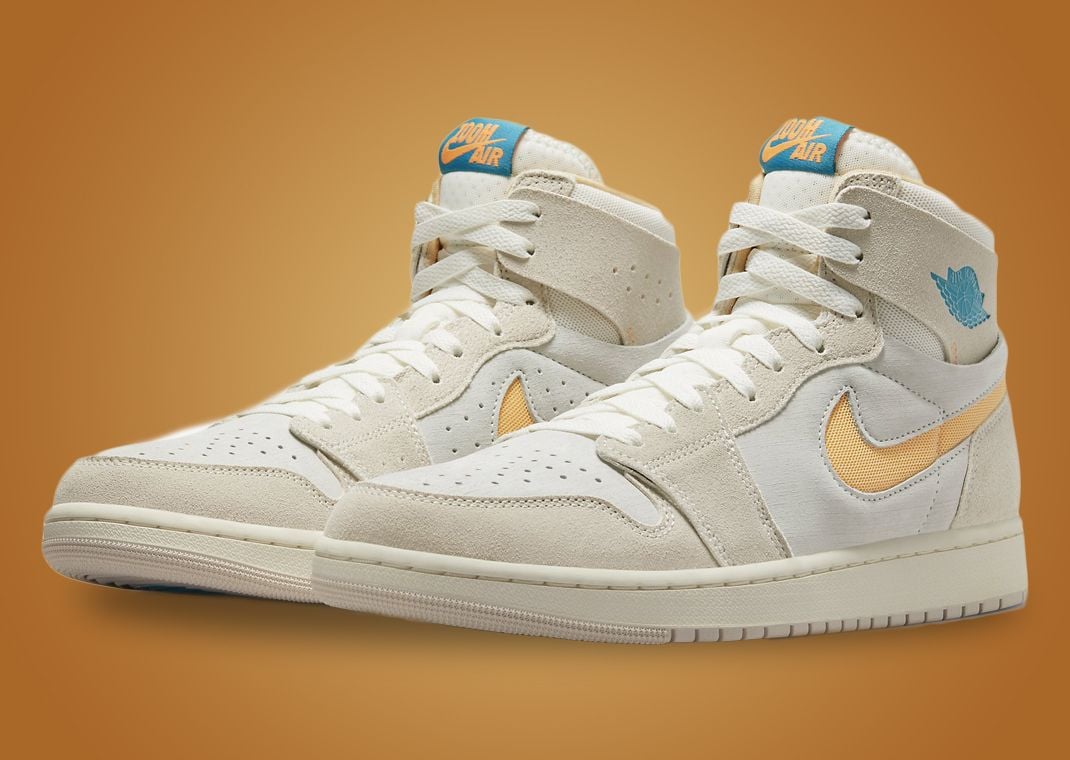 Air Jordan 1 High Zoom CMFT 2 Light Orewood Brown Bright Citrus