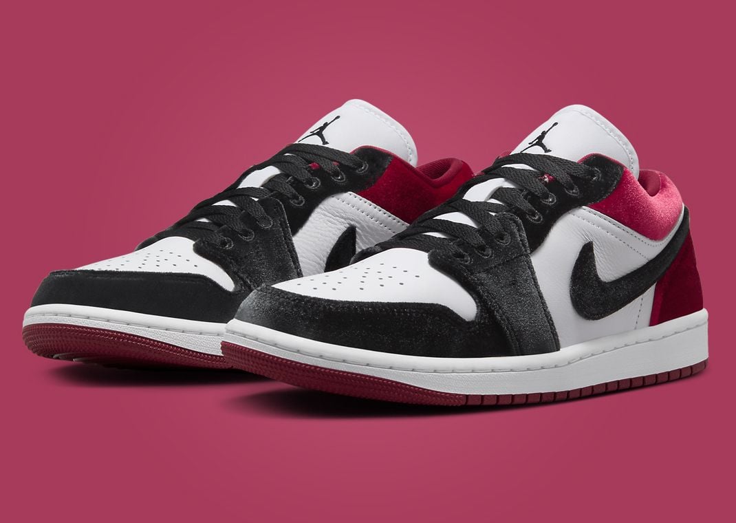 The Air Jordan 1 Low Velvet Black Toe Releases September 2024