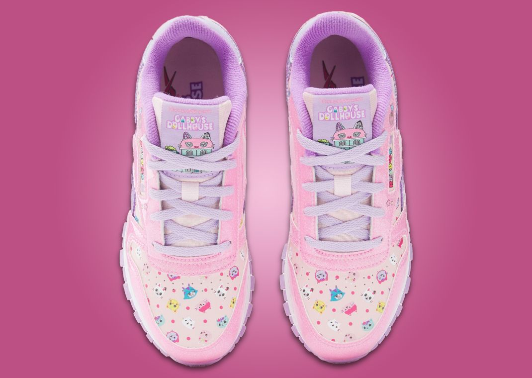 Gabby’s Dollhouse x Reebok Classic Leather Step N' Flash 2.0 (PS) Top