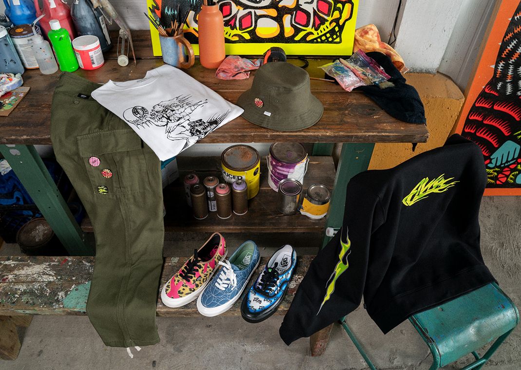 Tony Alva X VANS Authentic 44 D x Alva Skates Low Airbrushed