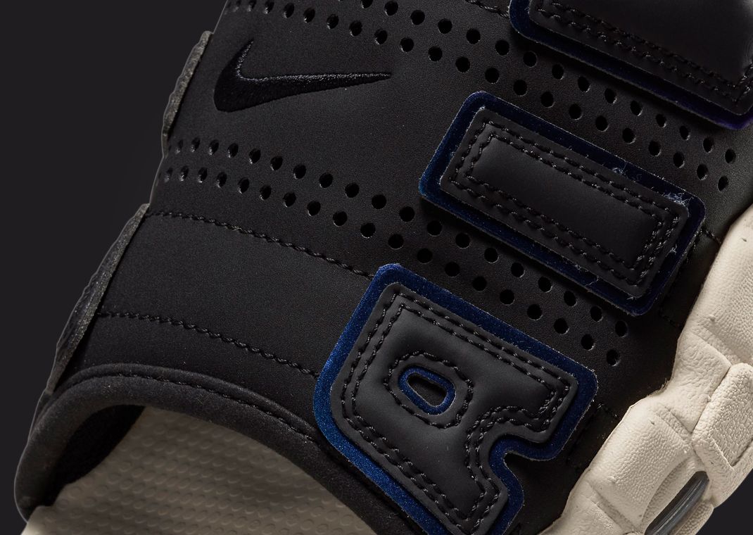 ☆大人気☆Nike Air More Uptempo Slides Black/Sanddrift Nike Air More Uptempo Slide 'Black Sanddrift Iridescent