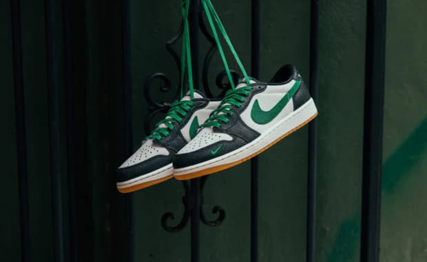 Air Jordan 1 Low Phantom Pine Green