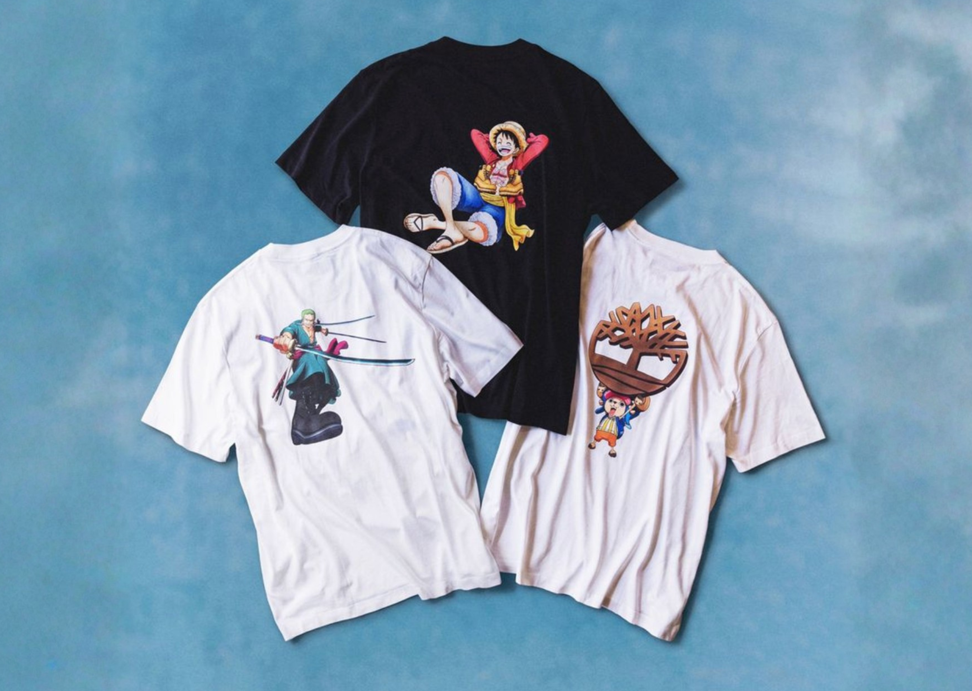 One Piece x Timberland Apparel - Zoro, Luffy, and Chopper