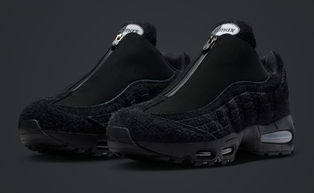 Nike is Zipping Up a Black Suede Air Max 95 for Winter