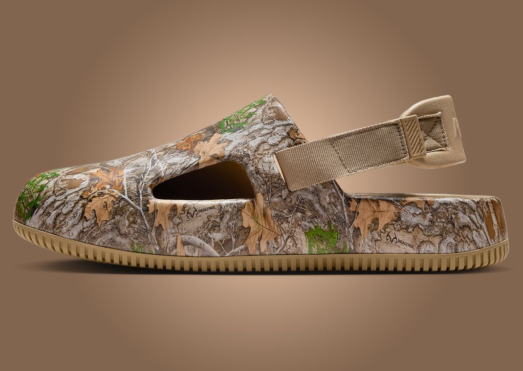 Nike Calm Mule Realtree Camo Medial Right