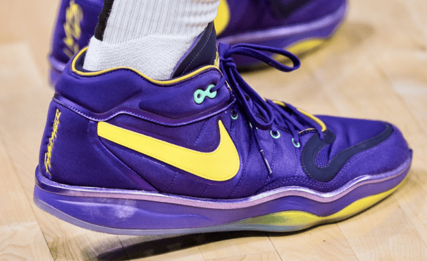 Lauri Markkanen's Nike Air Zoom GT Hustle 2 PE