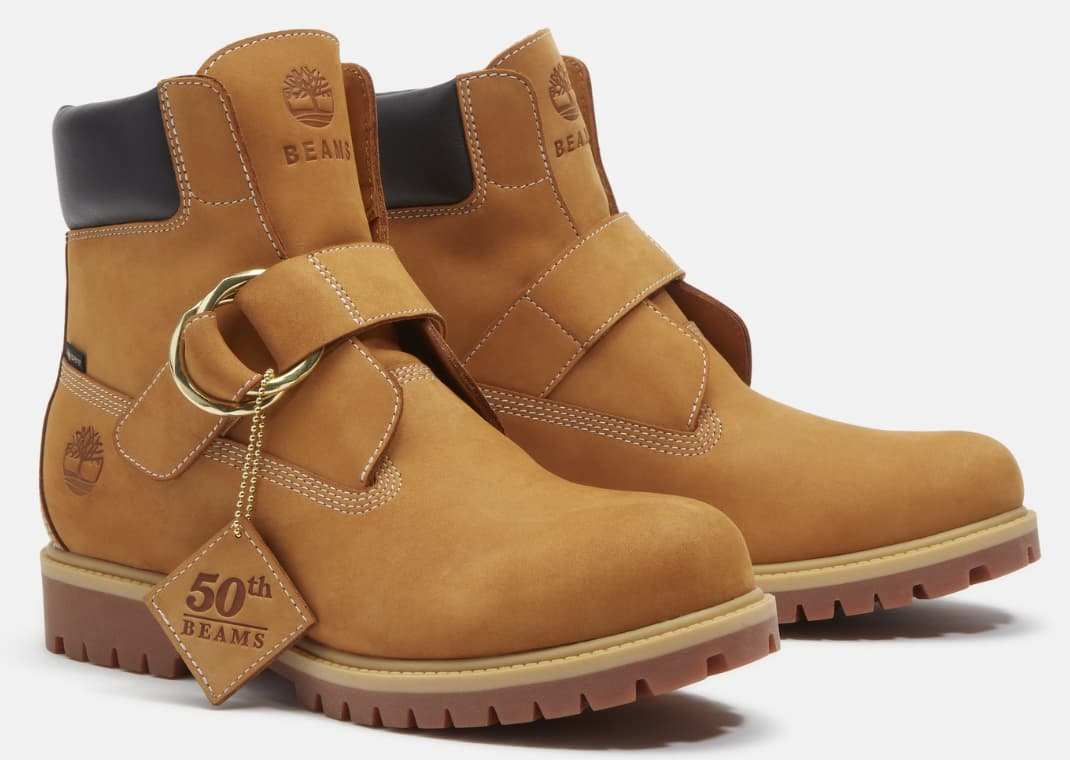Japanese Retailer BEAMS Buckles Up a Laceless Timberland Boot