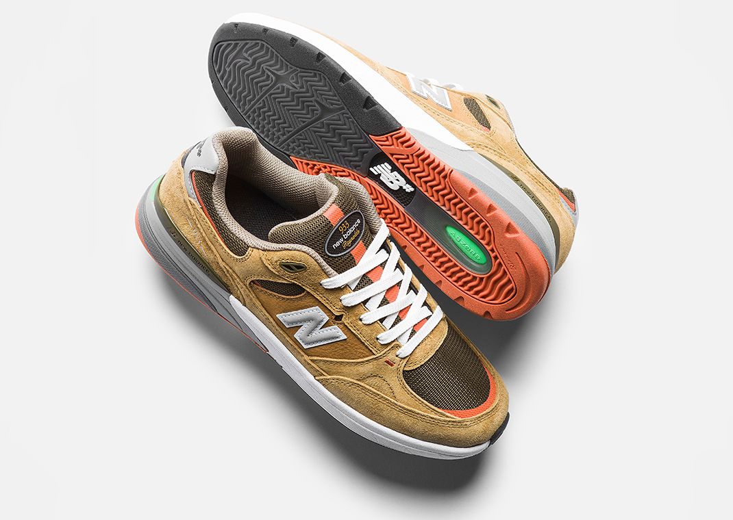 New Balance Numeric Andrew Reynolds 933 Wheat Angle