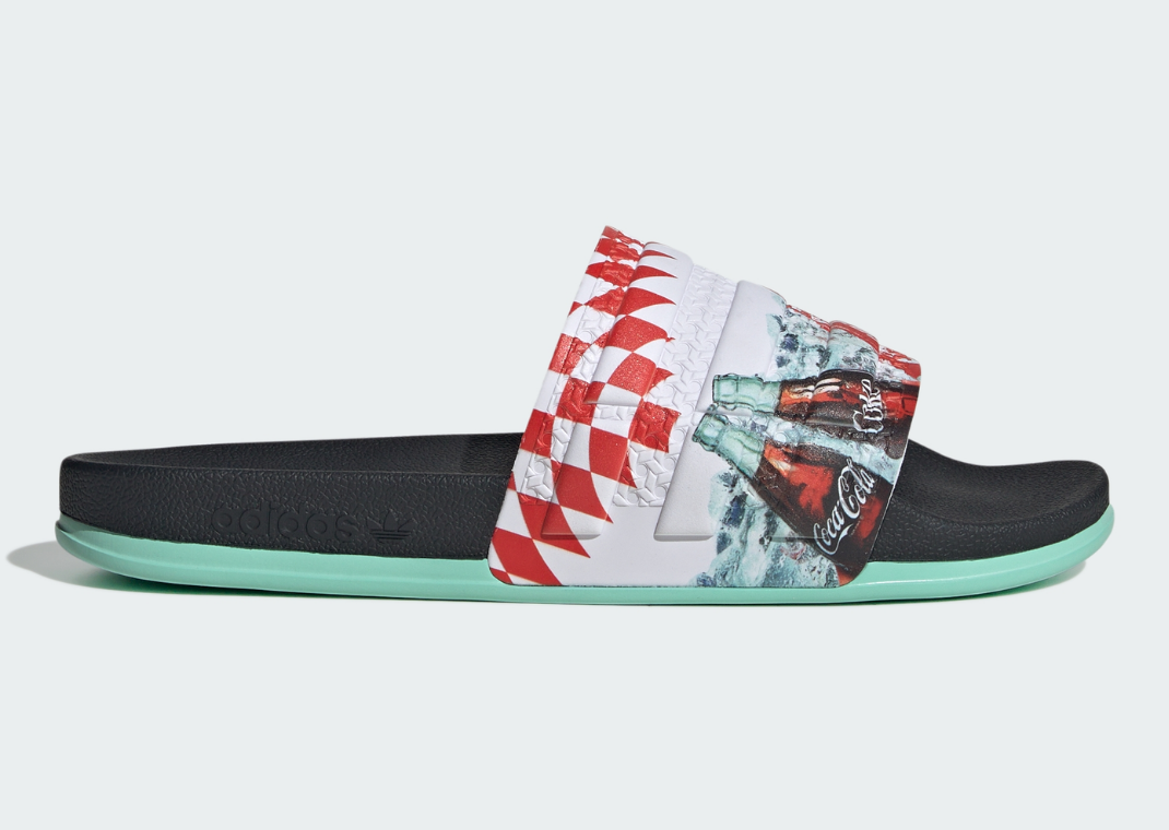 Coca-Cola x adidas Adilette Lateral