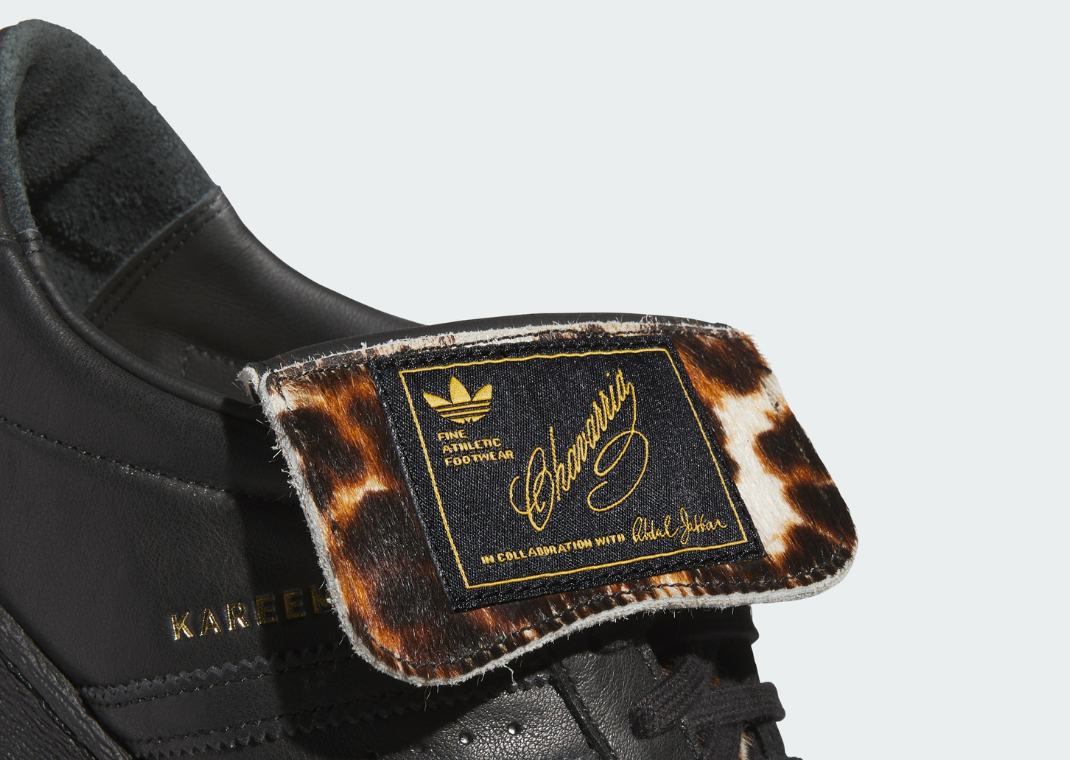 Willy Chavarria x adidas Jabbar Low Cheetah Print - Tongue Detail