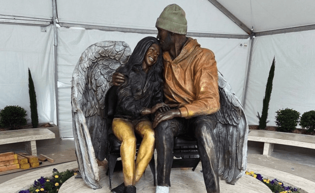 A New Statue for Kobe and Gigi Bryant Will Be Unveiled Today