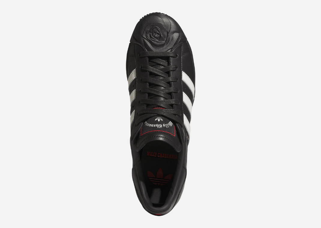 Willy Chavarria x adidas Superstar Black White Red Top