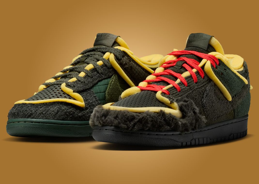 CPFM x Nike Swamp Sponge Dunk Sequoia Angle
