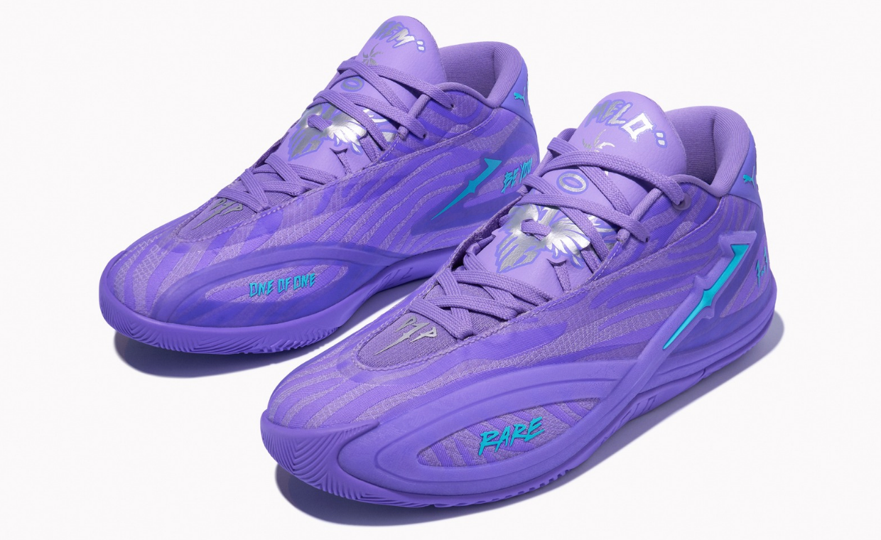 LaMelo Ball and Puma Ramp Up the MB.06 Rollout in a Purple Shooting Star Colorway