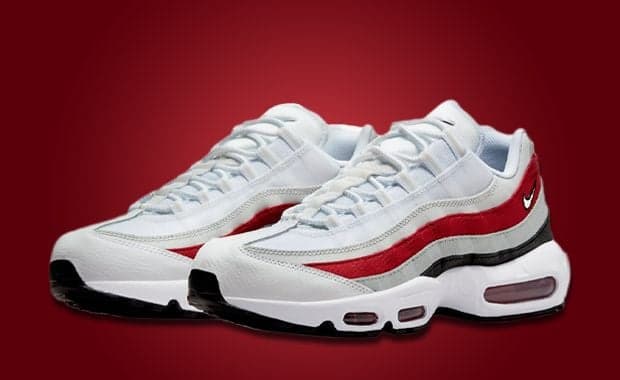 This Nike Air Max 95 Comes White Red Black