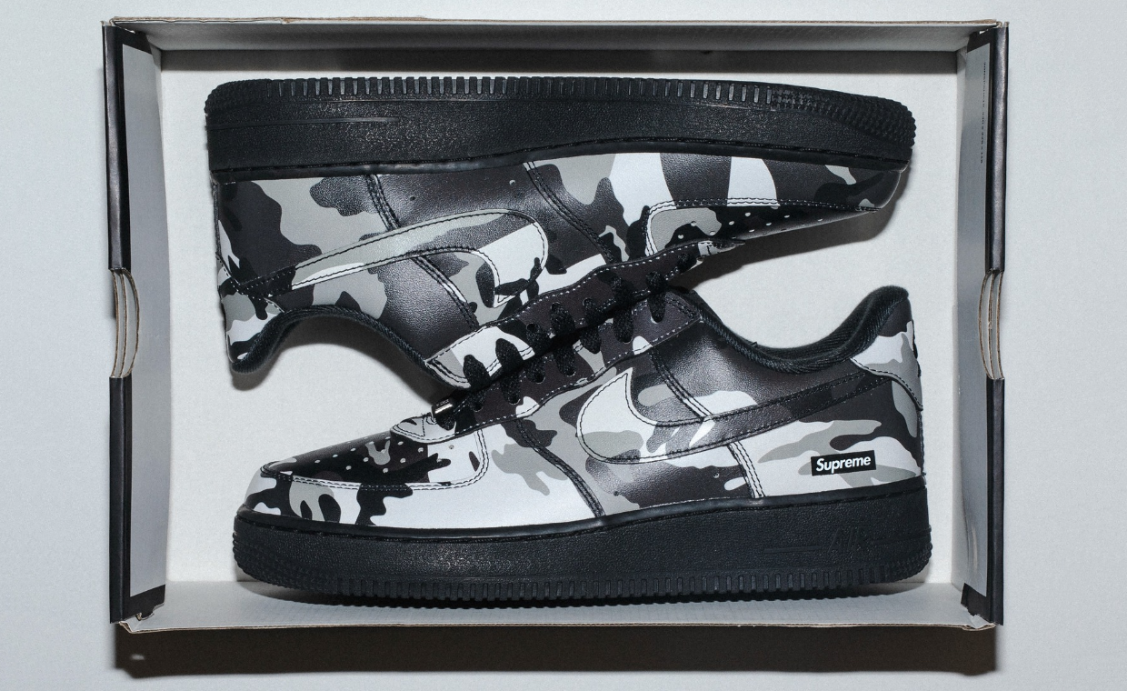 Supreme and Nike are Gearing Up for Winter with a Snow Camo Air Force 1 Collab