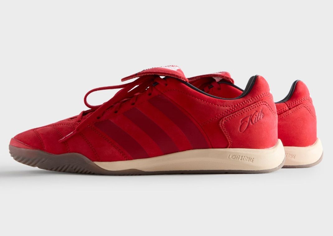 Kith x adidas Predator 2002 IC Red White Lateral