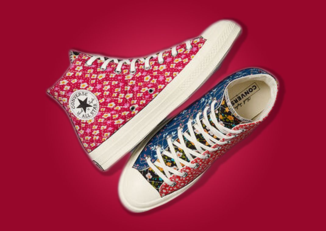 Beyond Retro x Converse Chuck 70 Hi Upcycled Canvas Lateral & Top