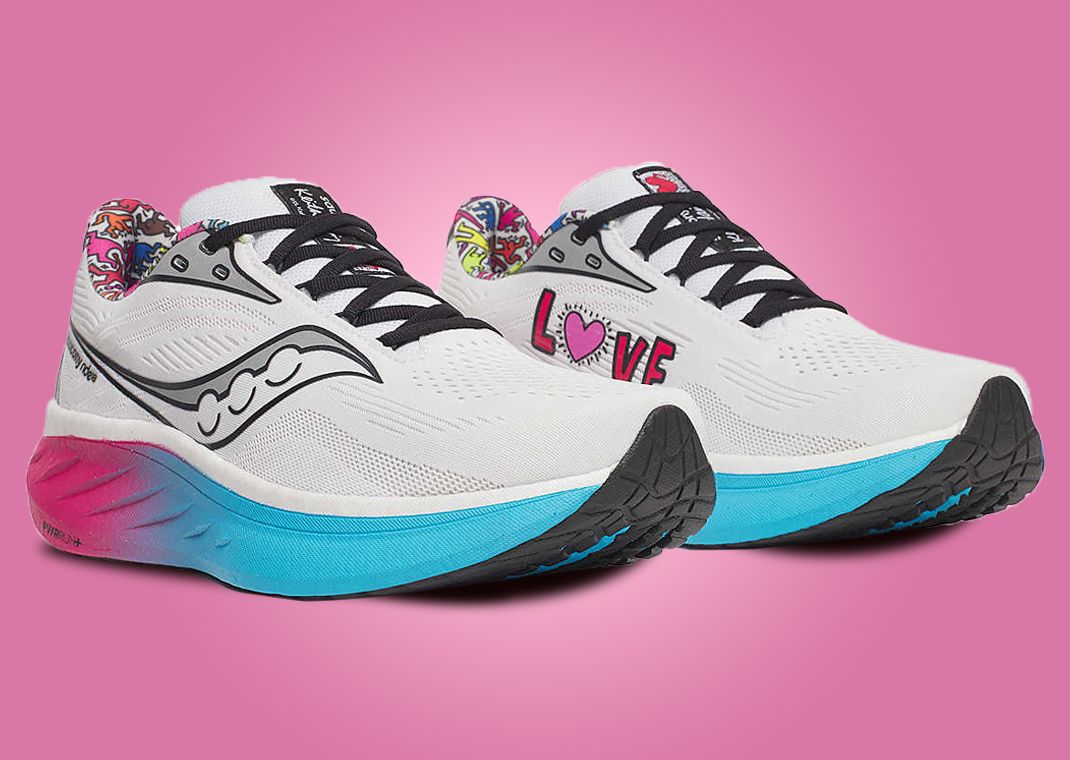 Keith Haring x Saucony Ride 18 Angle