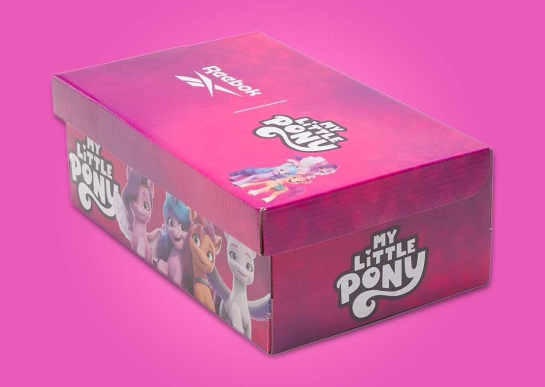 My Little Pony x Reebok Classic Leather Step N Flash Izzy Packaging