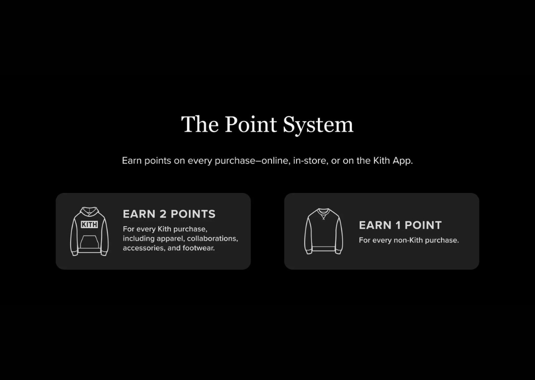 How To Earn Points With Kith's Loyalty Program