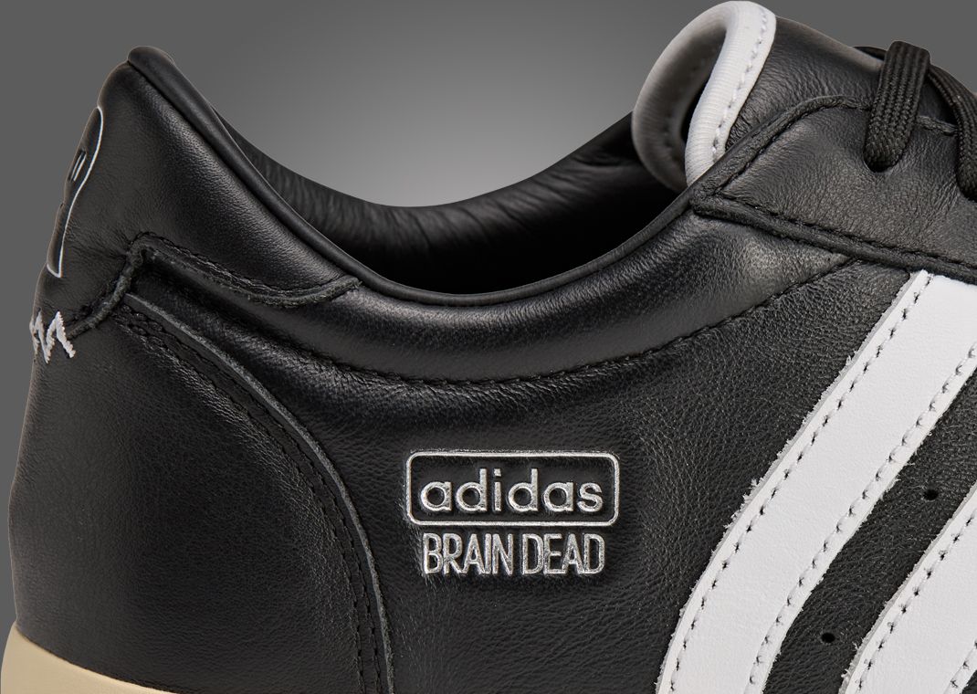 Brain Dead x adidas Taekwondo Black White - Heel Detail