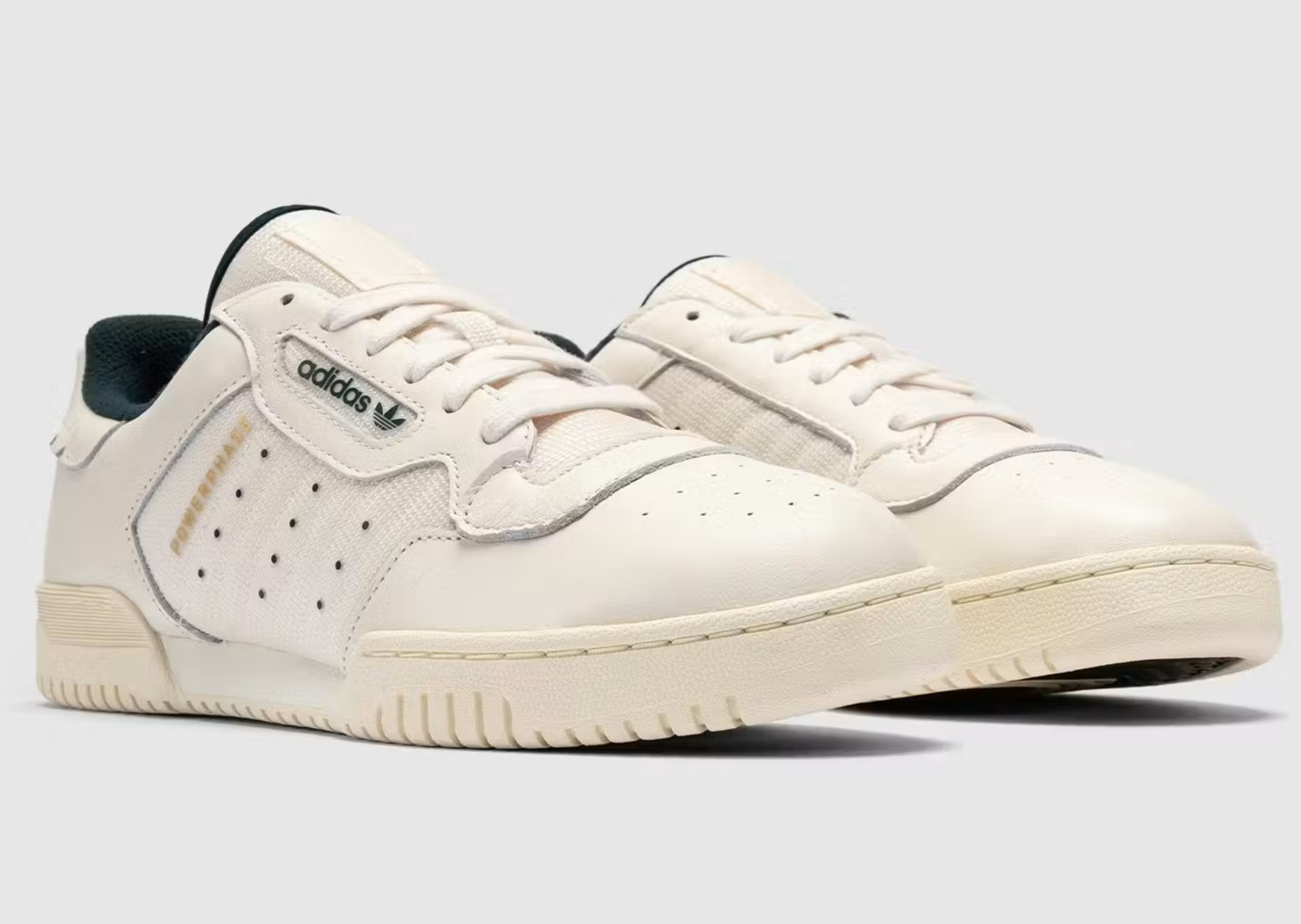 The Whitaker Group x adidas Powerphase Do Not Duplicate White Green - Angle