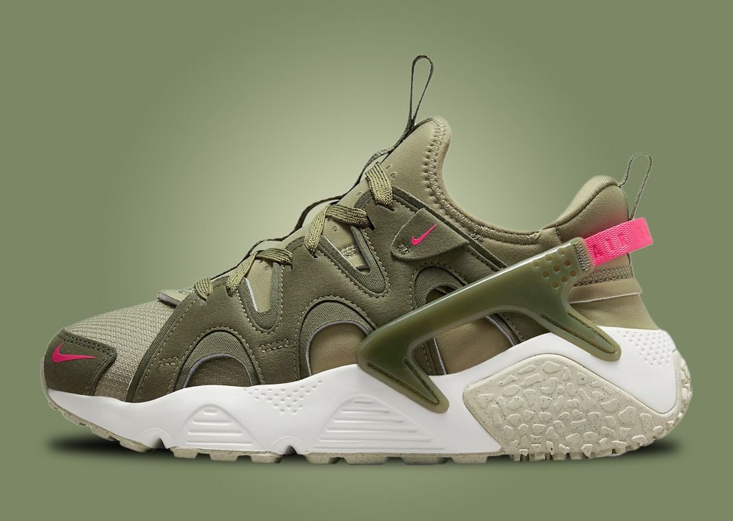 Nike air huarache womens olive green best sale