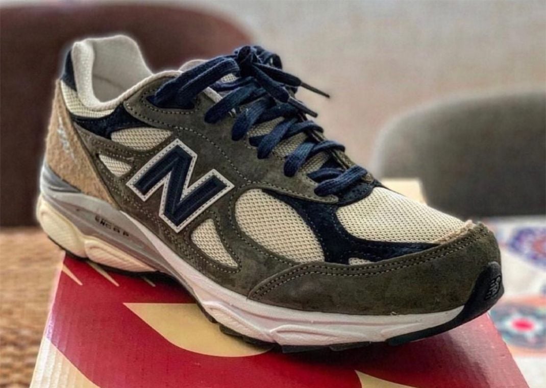 New Balance 990v3 Made In USA by Teddy Santis Olive Beige
