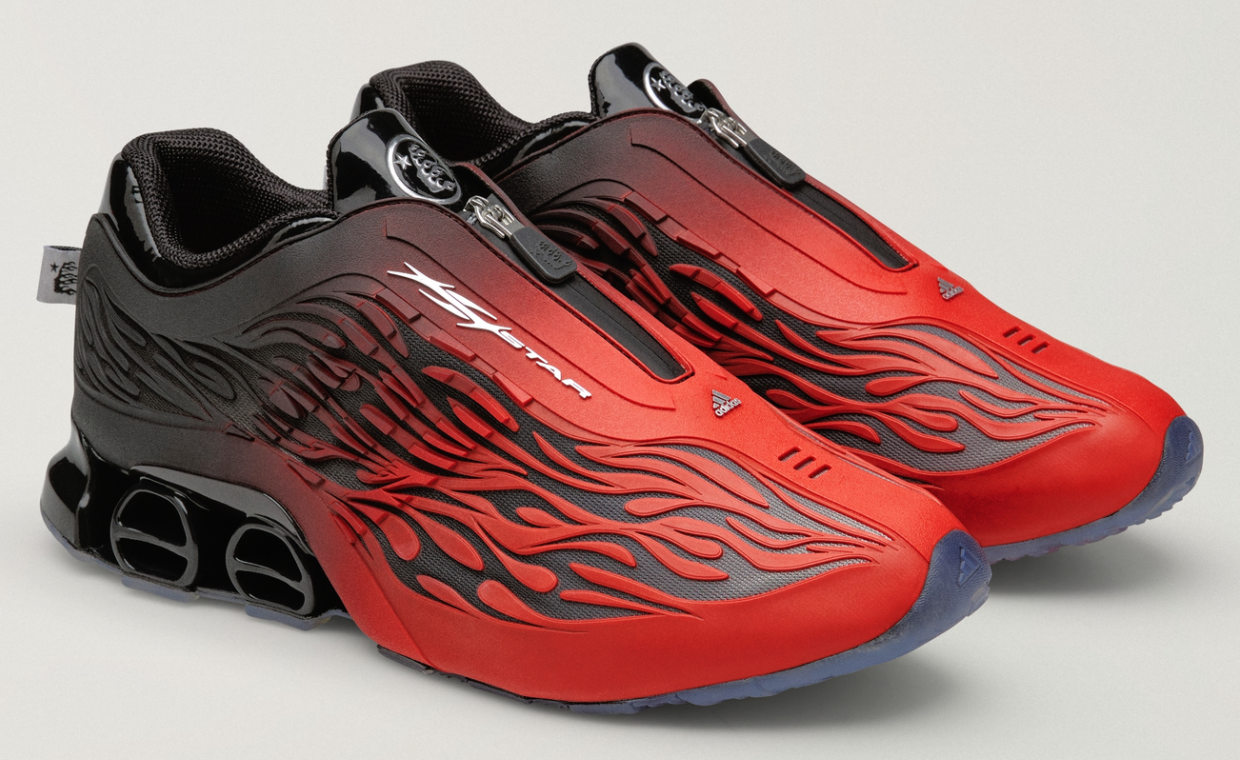 Hellstar x adidas Megaride S2 Black Red