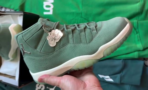 Jalen Hurts’ Eagles Green Air Jordan 11 Jawn Air PE Was Made After His Super Bowl Win