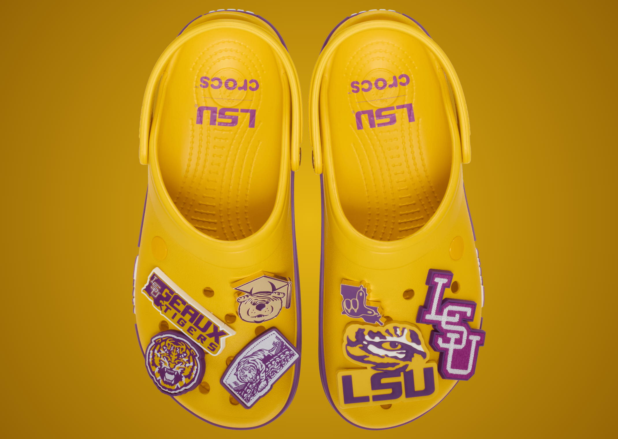 NCAA X Crocs Classic CrocBand LSU - Top
