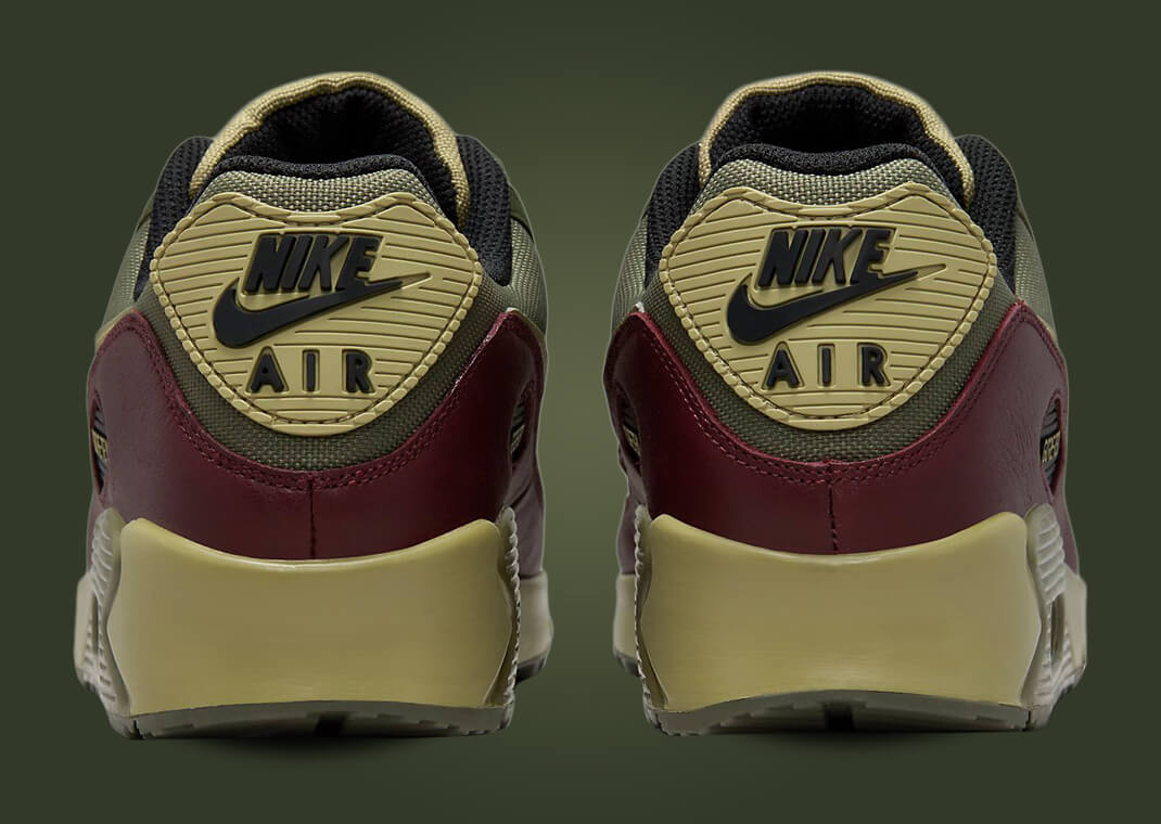 Nike Air Max 90 Gore-Tex Olive Heel Profile