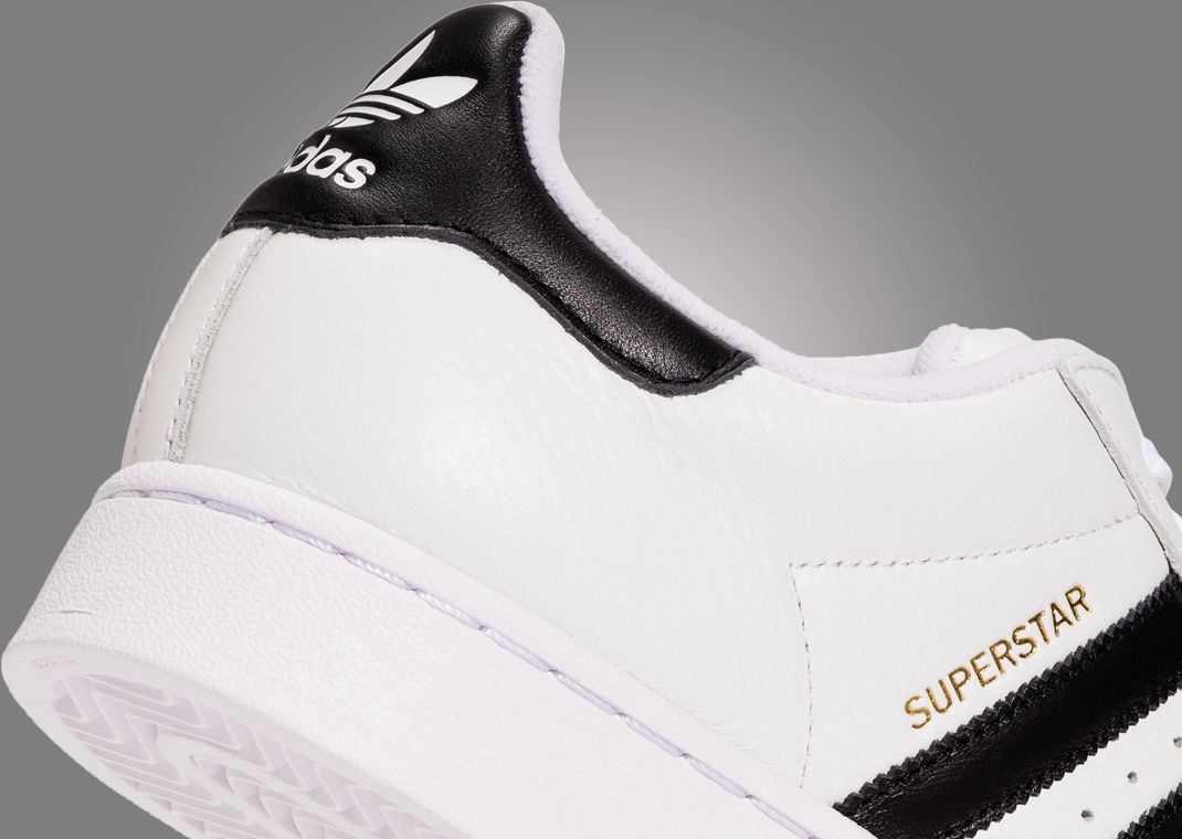 BEAMS x adidas Superstar White Black Heel Detail
