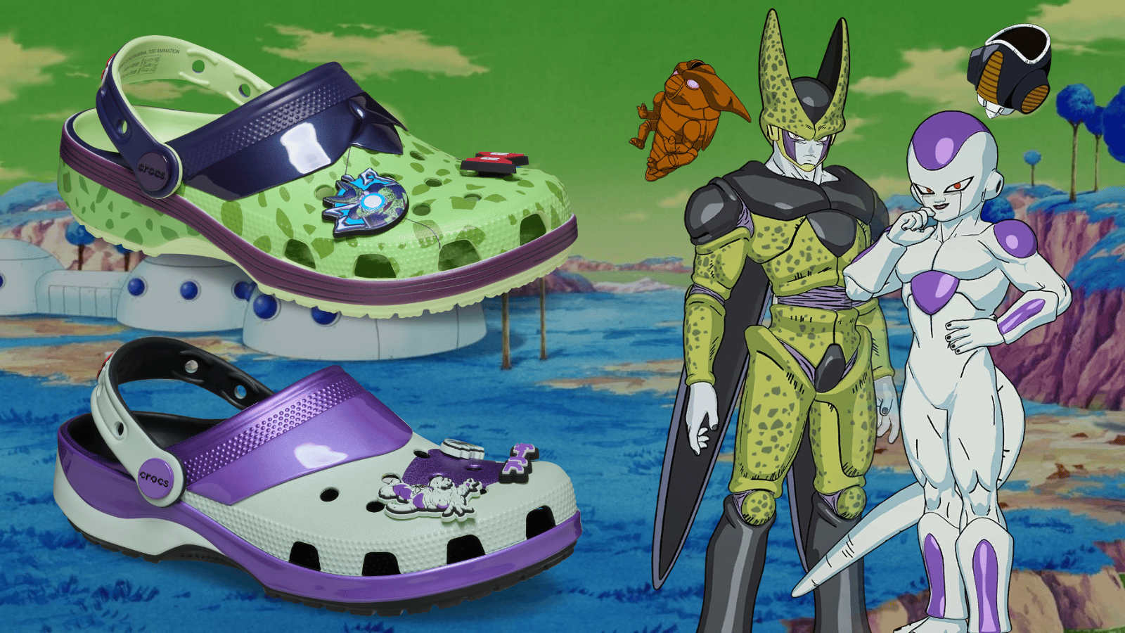 Dragon Ball Z's Frieza and Cell Get Their Own Crocs