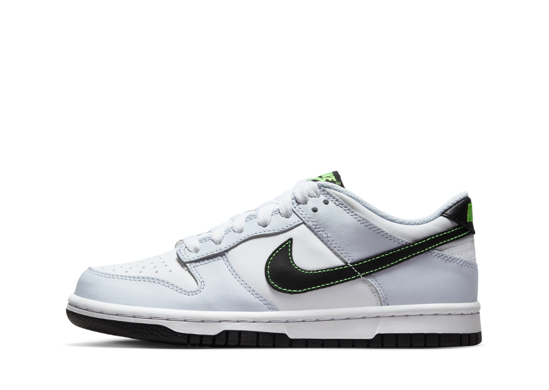 Nike Dunk Low White White Green Strike (GS)