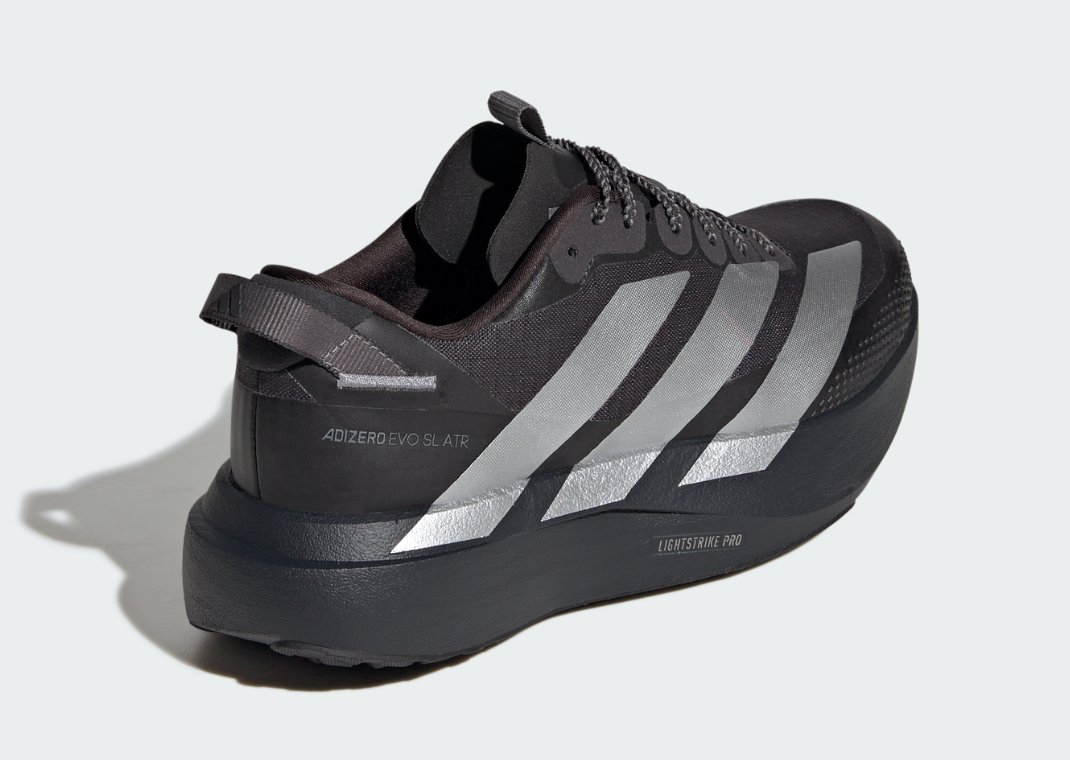 adidas Adizero Evo SL ATR Tan Black - Heel Angle
