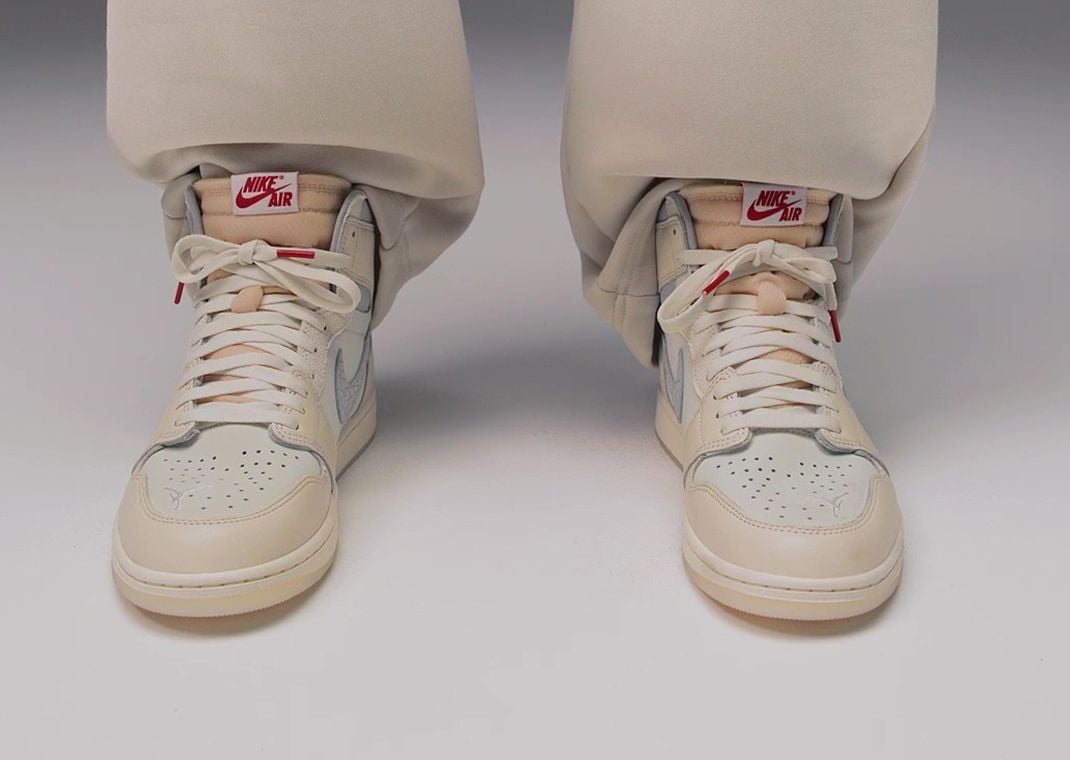 Air Jordan 1 Retro High OG Sail Elephant Print
