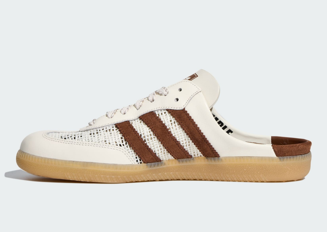 adidas Samba Mule Off White Preloved Brown - Medial