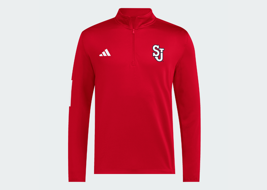 St. John's Half-Zip Golf Pullover Red