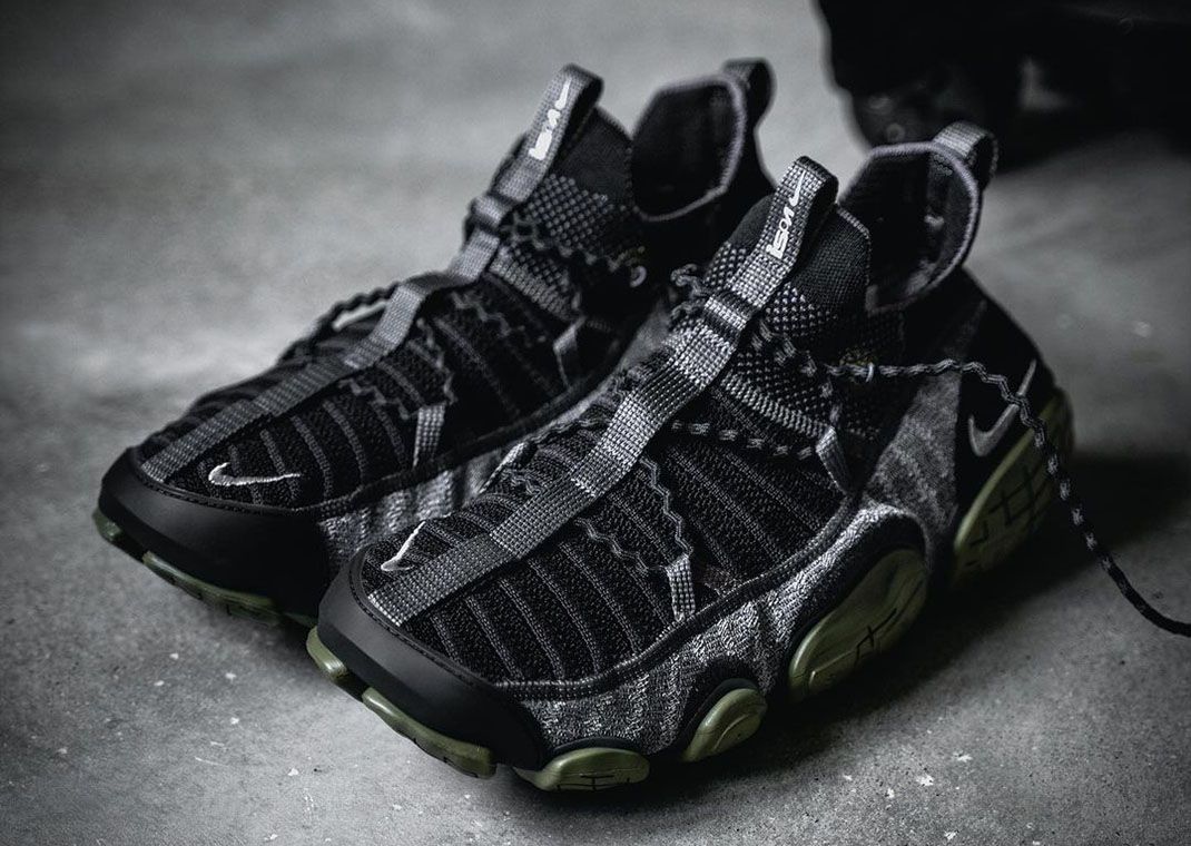 This Nike ISPA Link Comes In Black Medium Olive
