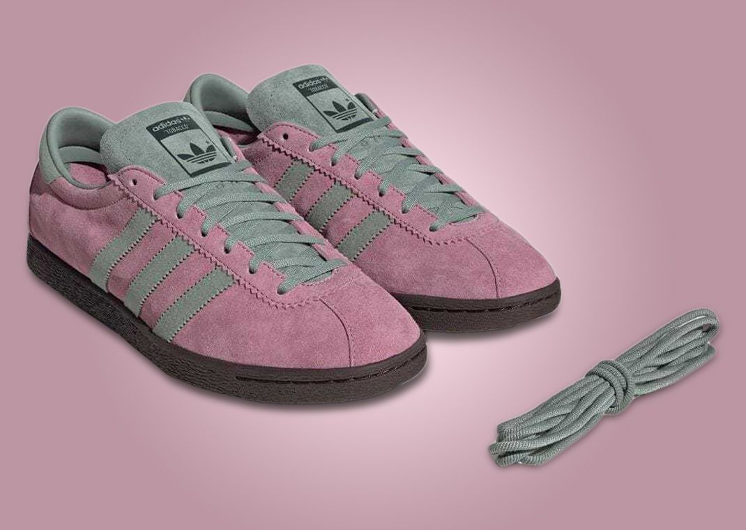 adidas Tobacco Wonder Orchid Silver Green Angle & Laces