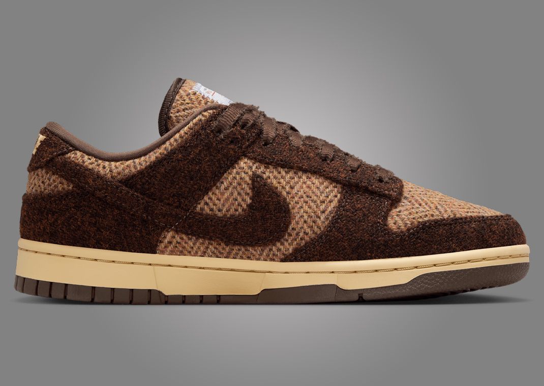Harris Tweed x Nike Dunk Low Sesame (W) Medial
