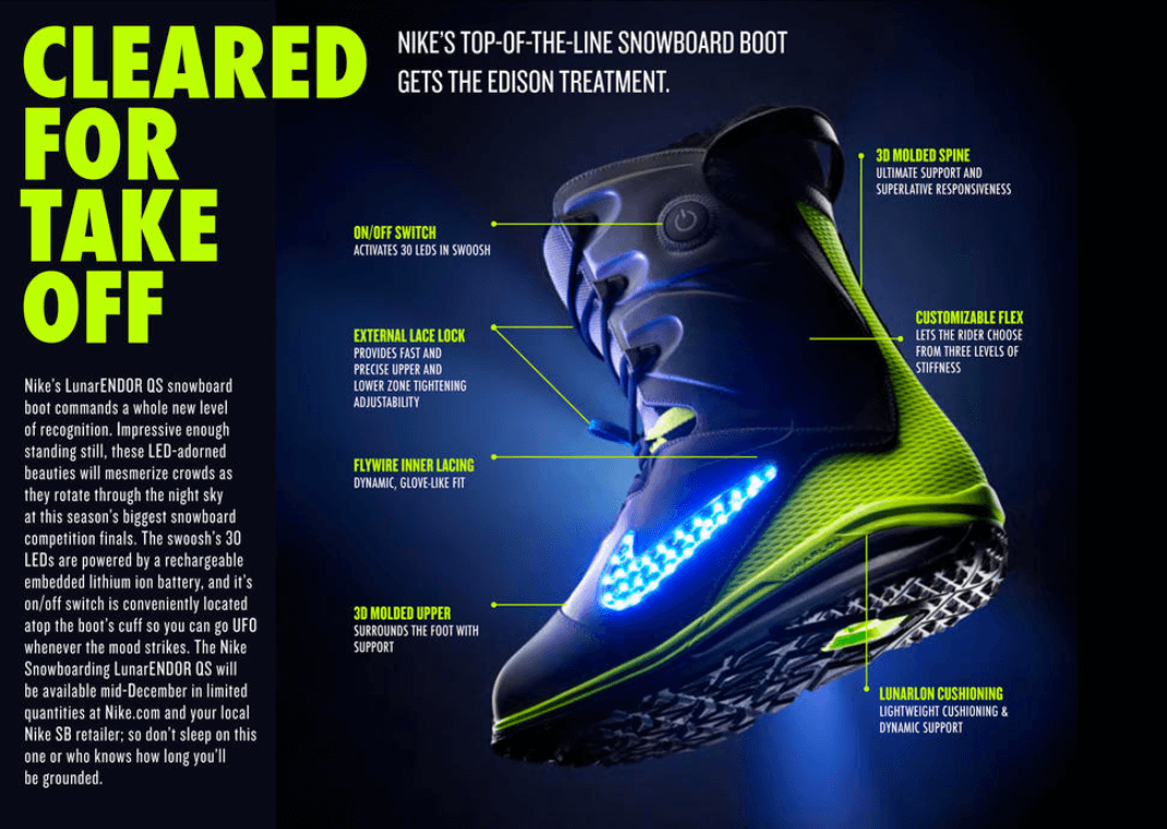 Nike LunarENDOR QS Snowboard Boot (Image via Nike)