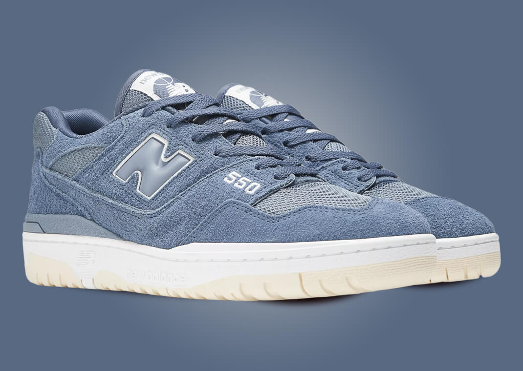 New Balance 550 Suede Blue