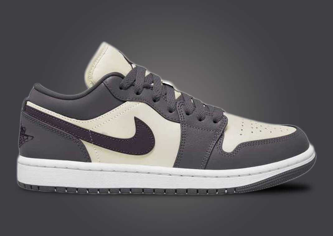 Air Jordan 1 Low Sail Dark Grey (W)