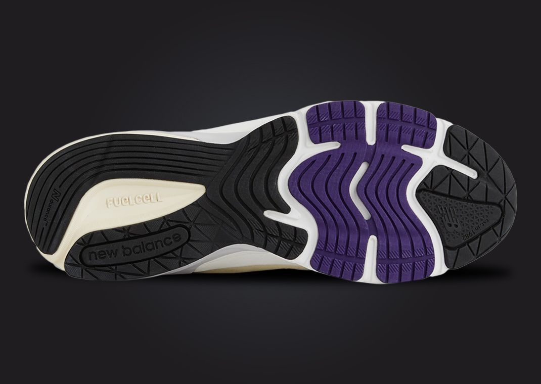 New Balance 990v6 Made in USA White Black Plum Outsole