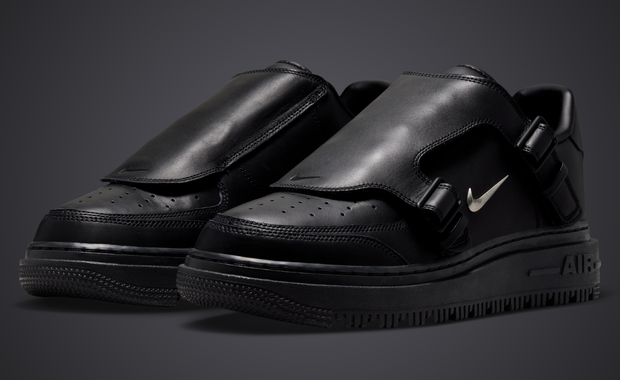 Nike's Luxe Leather Air Force 1 Straps a Sheath Over the Laces