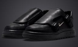 Nike’s Luxe Leather Air Force 1 Straps a Sheath Over the Laces