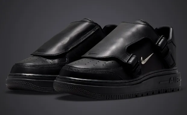 Nike’s Luxe Leather Air Force 1 Straps a Sheath Over the Laces